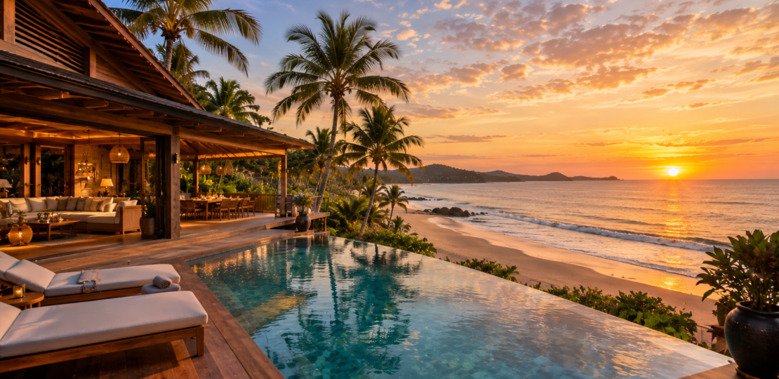Luxury beachfront villa in Panama